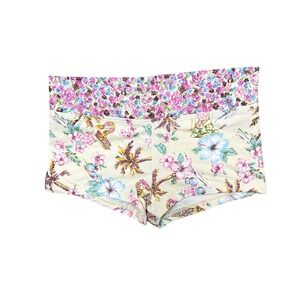 Daffy Waterwear Tropical Floral Hula Girl Swim Shorts